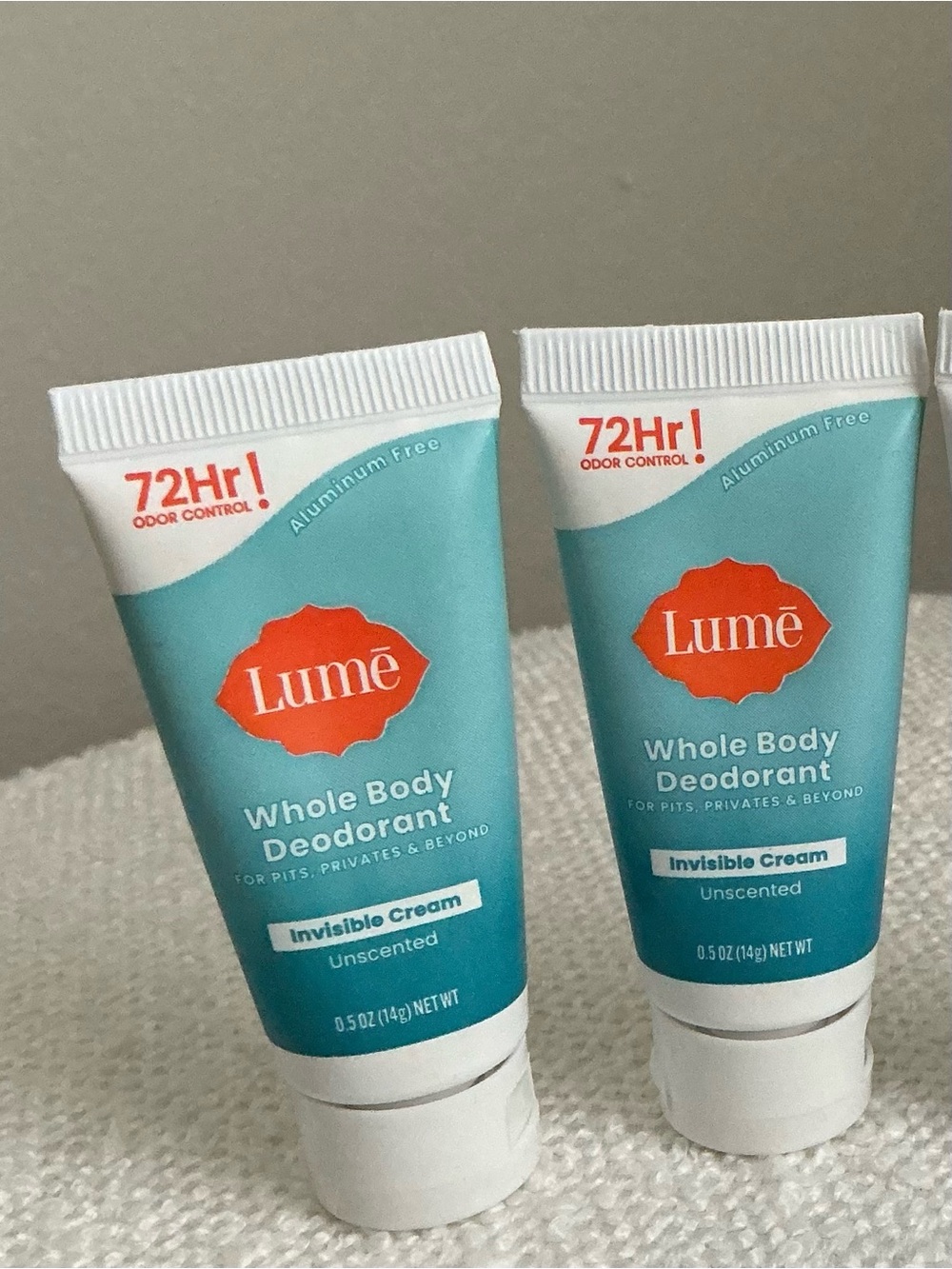 Lume Invisible Cream Whole Body Deodorant Travel Size - (Unscented) - Picture 1 of 3